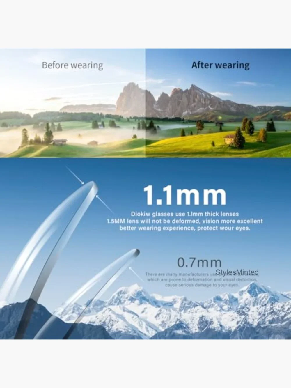 Men's Polarized Sunglasses UV Protection Driving Fishing Golf Lightweight